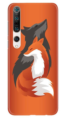 Wolf  Mobile Back Case for Xiaomi Mi 10 (Design - 224)