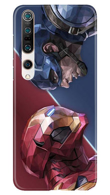 Ironman Captain America Mobile Back Case for Xiaomi Mi 10 (Design - 245)