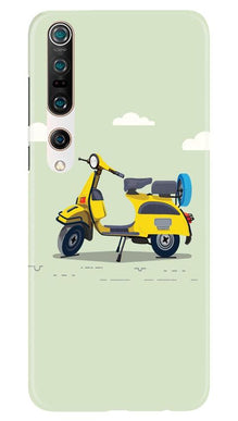 Vintage Scooter Mobile Back Case for Xiaomi Mi 10 (Design - 260)