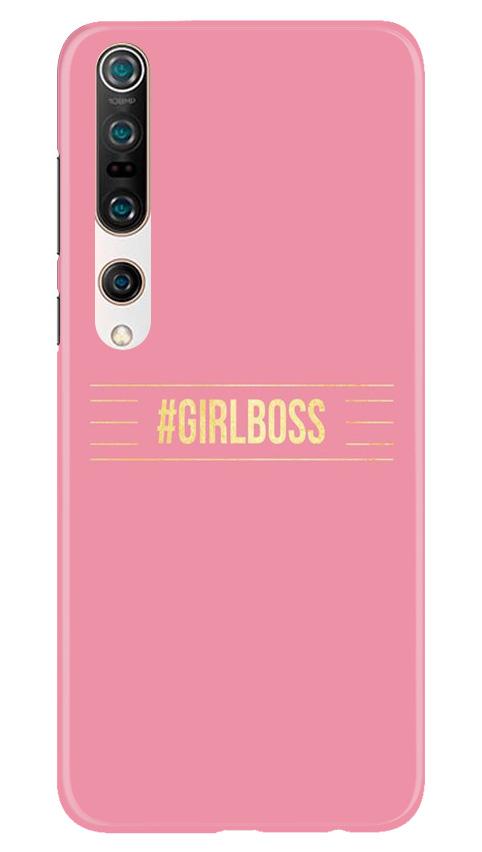 Girl Boss Pink Case for Xiaomi Mi 10 (Design No. 263)