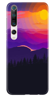 Sun Set Mobile Back Case for Xiaomi Mi 10 (Design - 279)