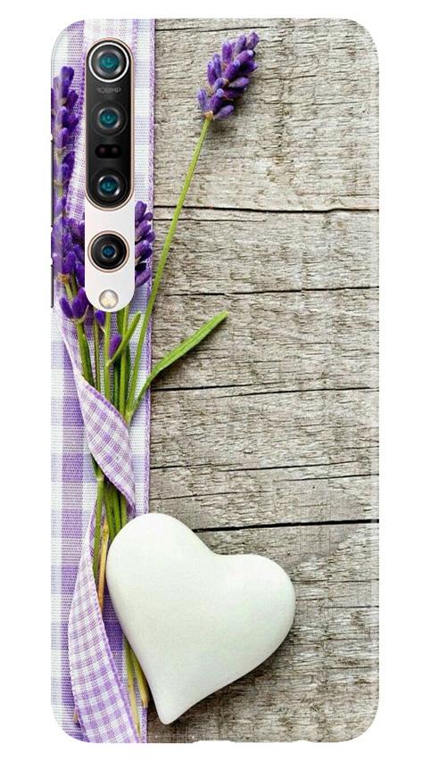 White Heart Case for Xiaomi Mi 10 (Design No. 298)