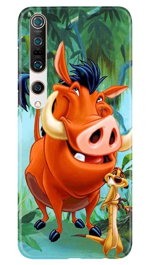 Timon and Pumbaa Mobile Back Case for Xiaomi Mi 10 (Design - 305)