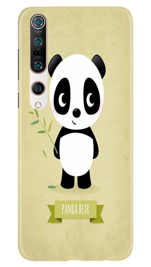 Panda Bear Mobile Back Case for Xiaomi Mi 10 (Design - 317)