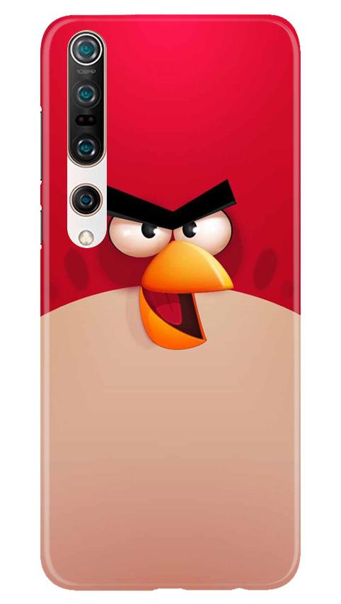 Angry Bird Red Mobile Back Case for Xiaomi Mi 10 (Design - 325)
