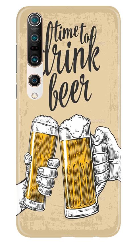 Drink Beer Mobile Back Case for Xiaomi Mi 10 (Design - 328)