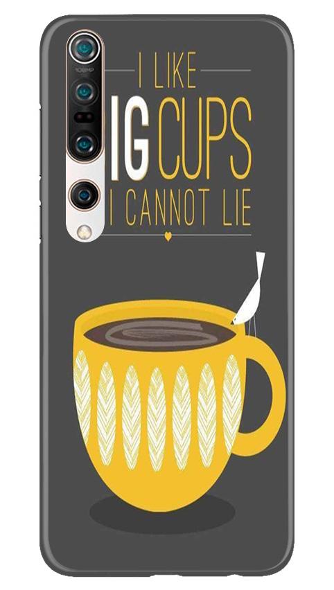 Big Cups Coffee Mobile Back Case for Xiaomi Mi 10 (Design - 352)