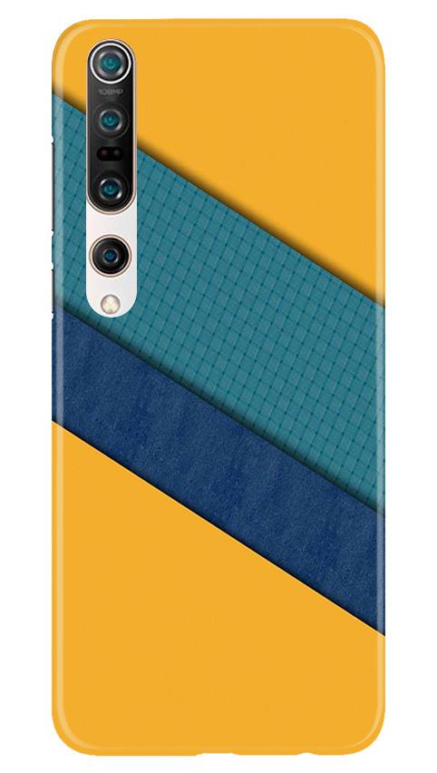Diagonal Pattern Mobile Back Case for Xiaomi Mi 10 (Design - 370)