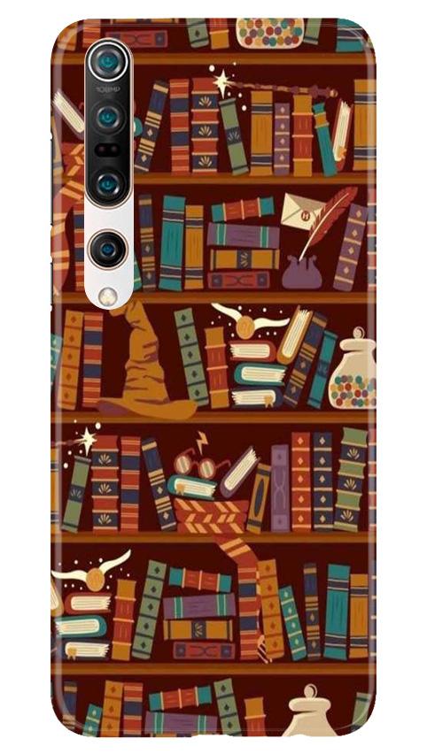 Book Shelf Mobile Back Case for Xiaomi Mi 10 (Design - 390)