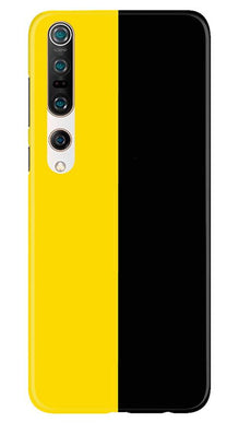 Black Yellow Pattern Mobile Back Case for Redmi 10 Prime (Design - 397)