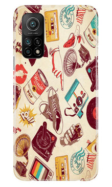 Vintage Mobile Back Case for Mi 10T (Design - 35)