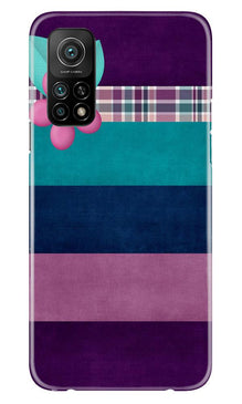 Purple Blue Mobile Back Case for Mi 10T (Design - 37)