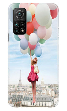Girl with Baloon Mobile Back Case for Mi 10T (Design - 84)