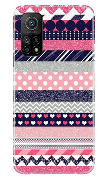 Pattern3 Mobile Back Case for Mi 10T (Design - 90)