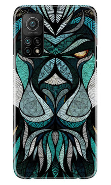 Lion Mobile Back Case for Mi 10T (Design - 97)