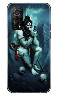 Lord Shiva Mahakal2 Mobile Back Case for Mi 10T (Design - 98)