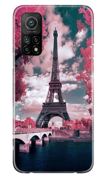 Eiffel Tower Mobile Back Case for Mi 10T  (Design - 101)