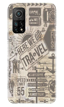 Travel Mobile Back Case for Mi 10T  (Design - 104)