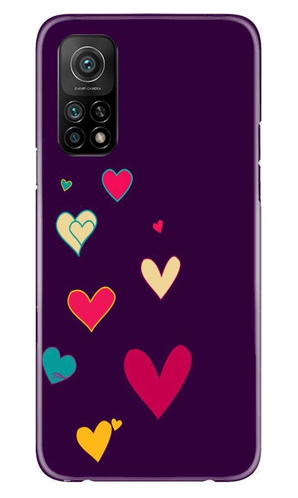 Purple Background Case for Mi 10T  (Design - 107)
