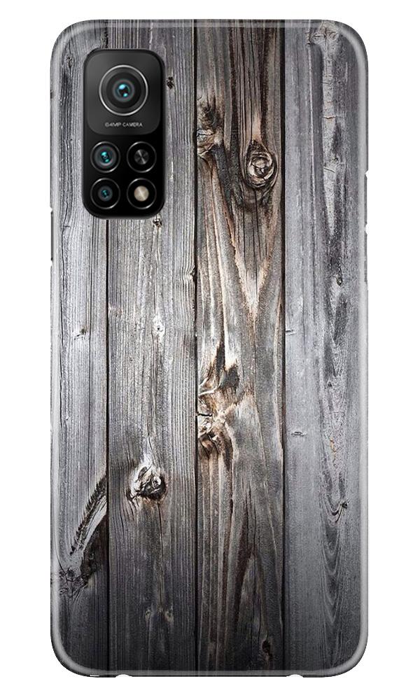 Wooden Look Case for Mi 10T  (Design - 114)