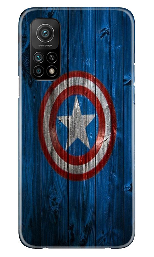 Captain America Superhero Case for Mi 10T  (Design - 118)