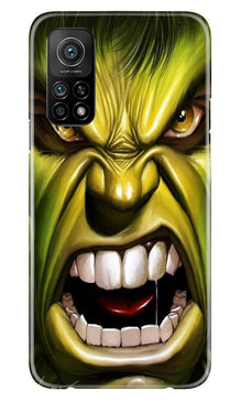 Hulk Superhero Mobile Back Case for Mi 10T  (Design - 121)