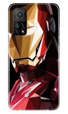 Iron Man Superhero Mobile Back Case for Mi 10T  (Design - 122)