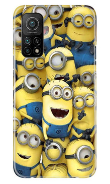 Minions Mobile Back Case for Mi 10T  (Design - 127)