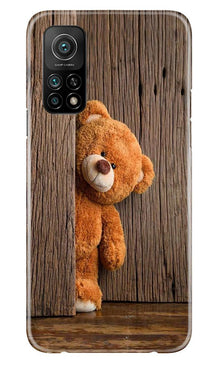 Cute Beer Mobile Back Case for Mi 10T  (Design - 129)