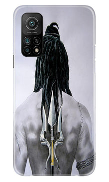 Lord Shiva Mobile Back Case for Mi 10T  (Design - 135)