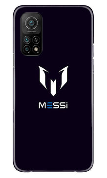 Messi Mobile Back Case for Mi 10T  (Design - 158)