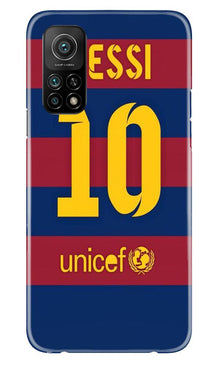 Messi Mobile Back Case for Mi 10T  (Design - 172)