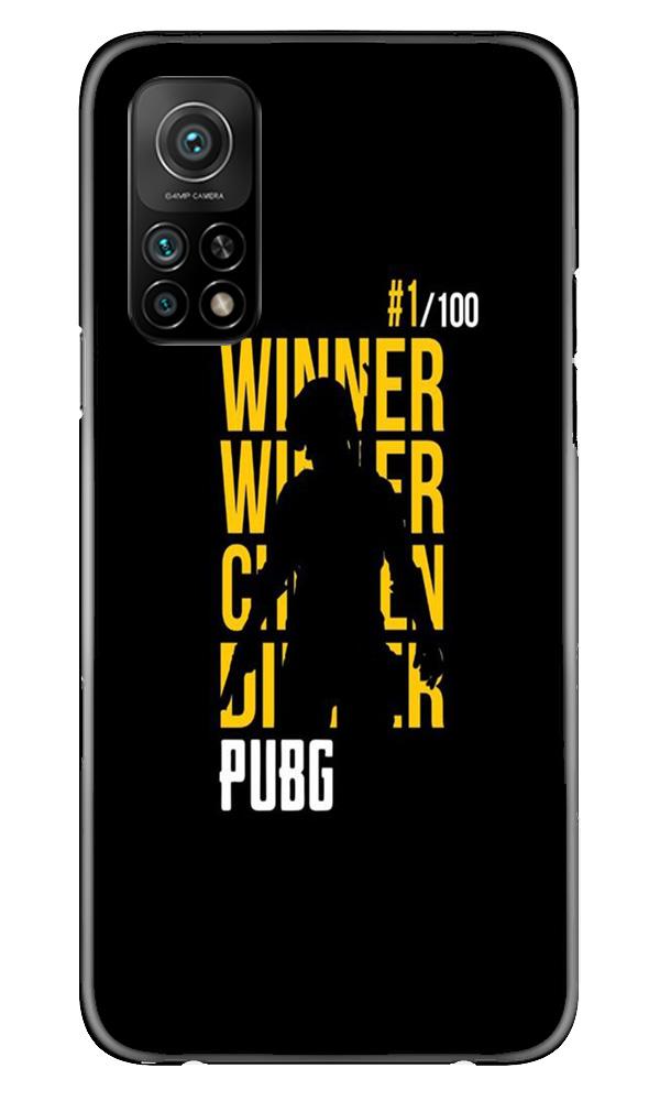 Pubg Winner Winner Case for Mi 10T(Design - 177)