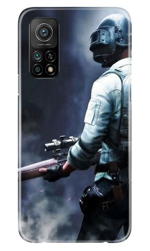 Pubg Mobile Back Case for Mi 10T  (Design - 179)