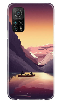 Mountains Boat Case for Mi 10T (Design - 181)