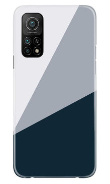 Blue Shade Mobile Back Case for Mi 10T (Design - 182)