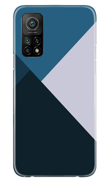Blue Shades Mobile Back Case for Mi 10T (Design - 188)