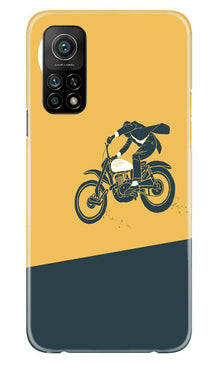 Bike Lovers Mobile Back Case for Mi 10T (Design - 256)