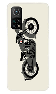 MotorCycle Mobile Back Case for Mi 10T (Design - 259)