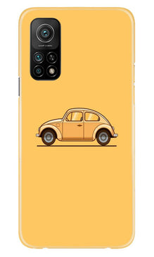 Vintage Car Mobile Back Case for Mi 10T (Design - 262)