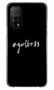 #GirlBoss Mobile Back Case for Mi 10T (Design - 266)
