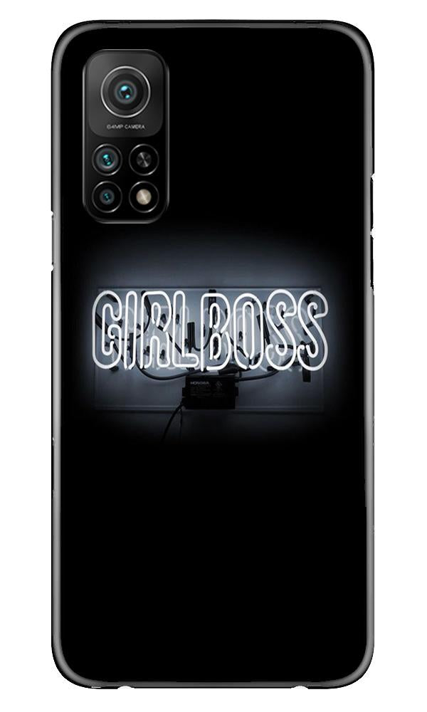 Girl Boss Black Case for Mi 10T (Design No. 268)