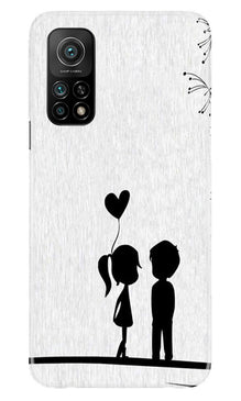 Cute Kid Couple Mobile Back Case for Mi 10T (Design - 283)