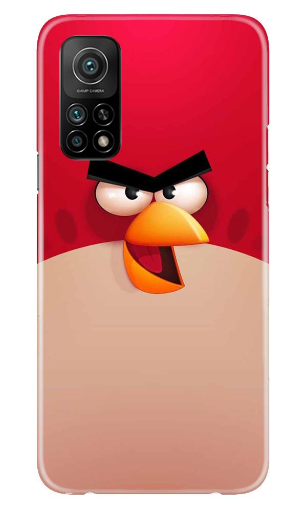 Angry Bird Red Mobile Back Case for Mi 10T (Design - 325)