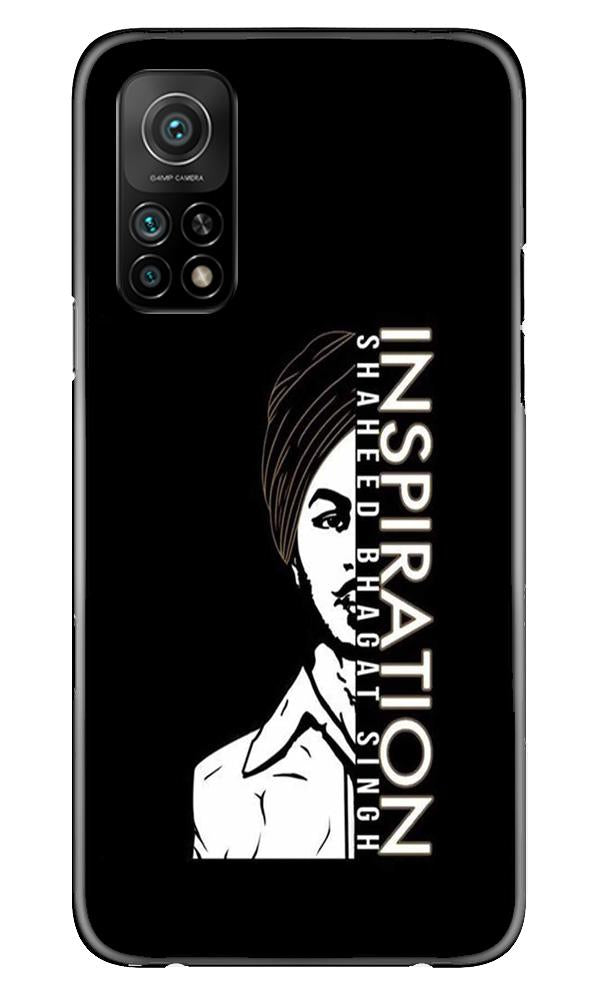 Bhagat Singh Mobile Back Case for Mi 10T (Design - 329)