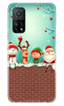 Santa Claus Mobile Back Case for Mi 10T (Design - 334)