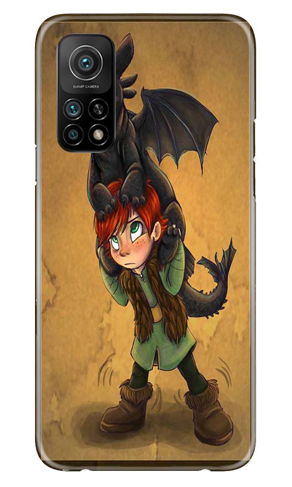 Dragon Mobile Back Case for Mi 10T (Design - 336)