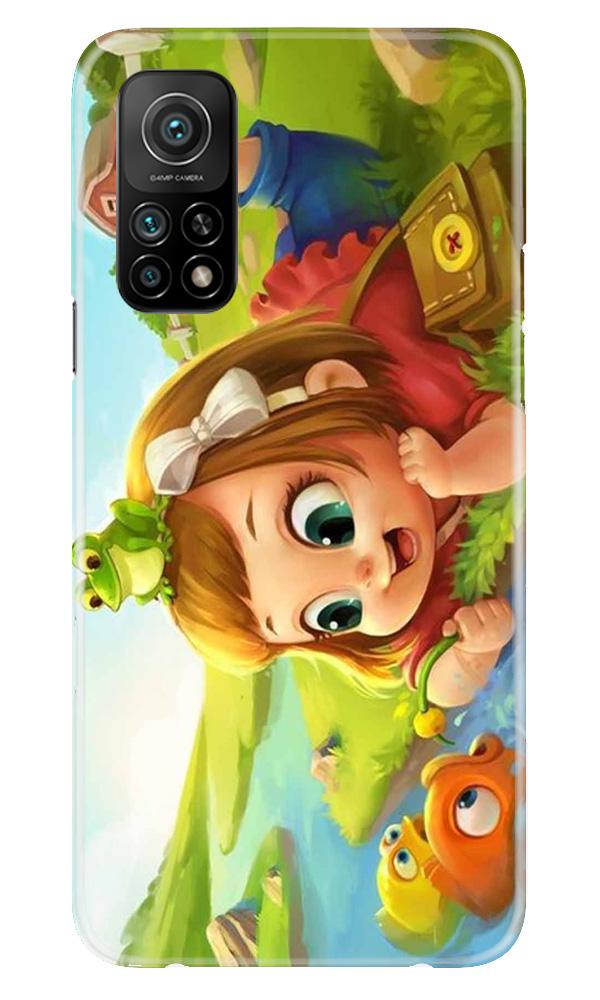 Baby Girl Mobile Back Case for Mi 10T (Design - 339)