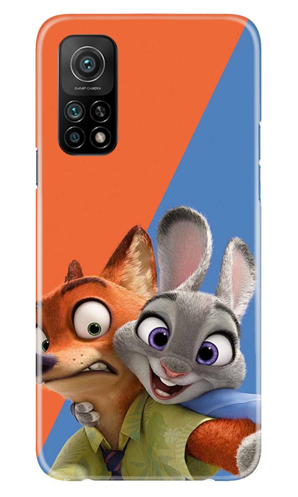 Cartoon Mobile Back Case for Mi 10T (Design - 346)