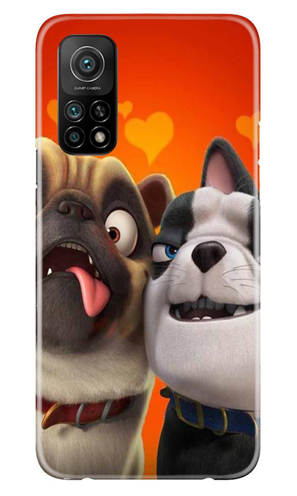 Dog Puppy Mobile Back Case for Mi 10T (Design - 350)